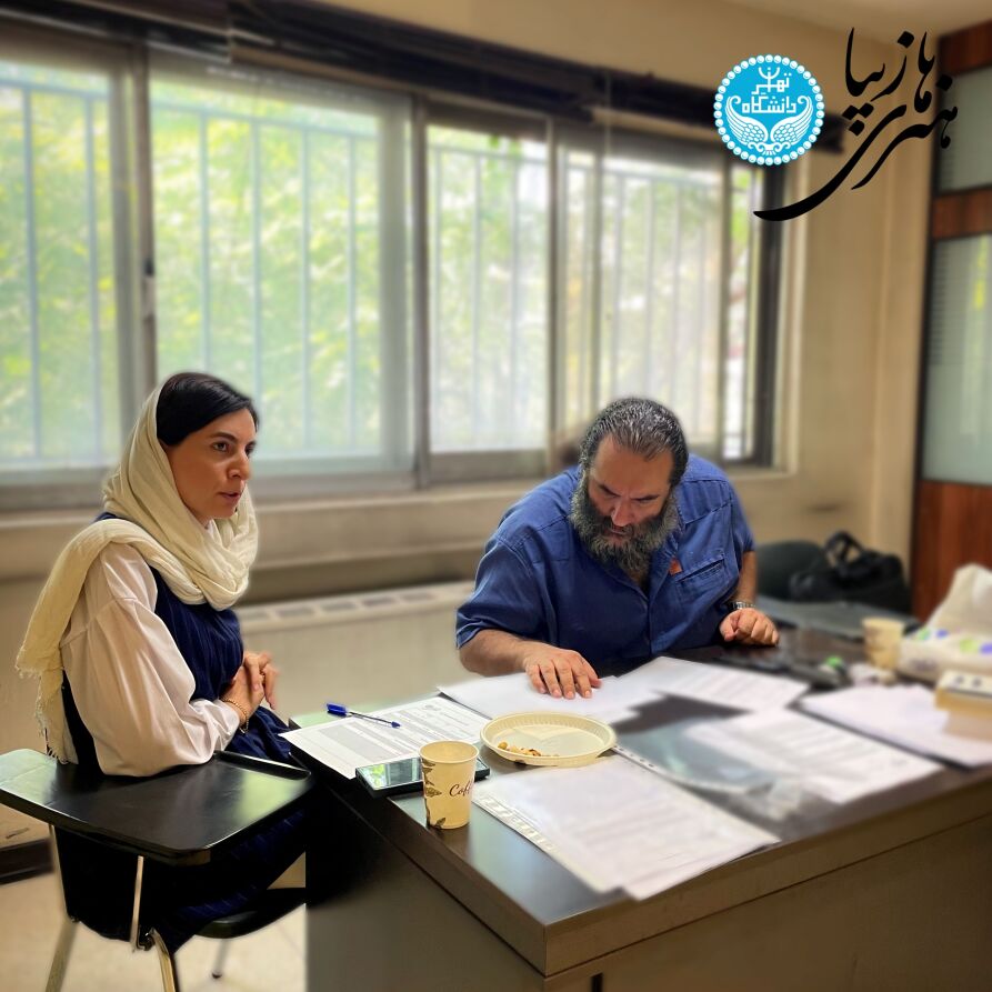 جلسه‌ی مصاحبه‌ی عملی ورود به مدرسه آزاد بازیگری سینما دانشگاه تهران با حضور نیما اقلیما و شهرزاد امیرشاه کرمی